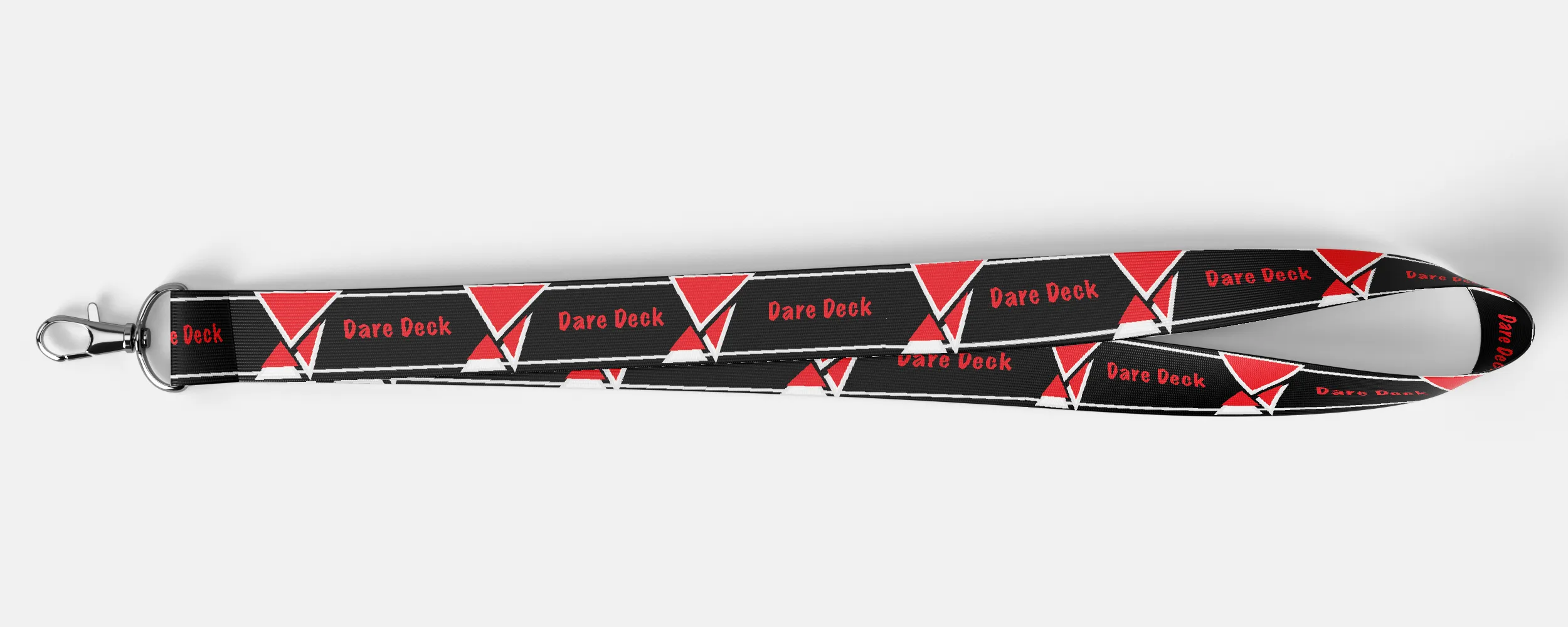Dare Deck sponsored lanyard for promotors and staff